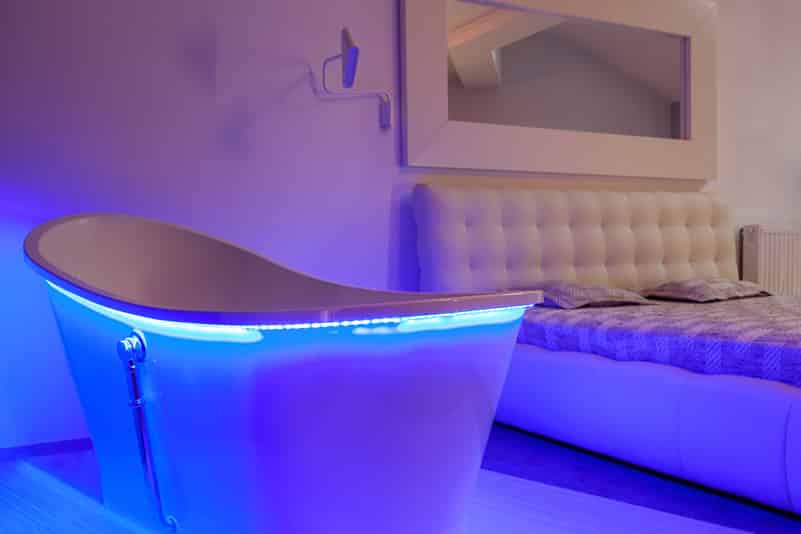 purple bedroom neon modern bath decor designs room themed idea designingidea