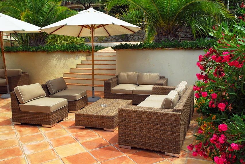 Patio Designs Ideas patio design ideas interior designs architectures and ideas back patio ideas designs 27 on back patio design ideas Spanish Style Outdoor Open Patio With 30x30 Terracotta Pavement Tiles And Flowering Plants Patio Designs Ideas saveemail Spanish Style Outdoor Open Patio With 30x30 Terracotta Pavement Tiles And Flowering Plants