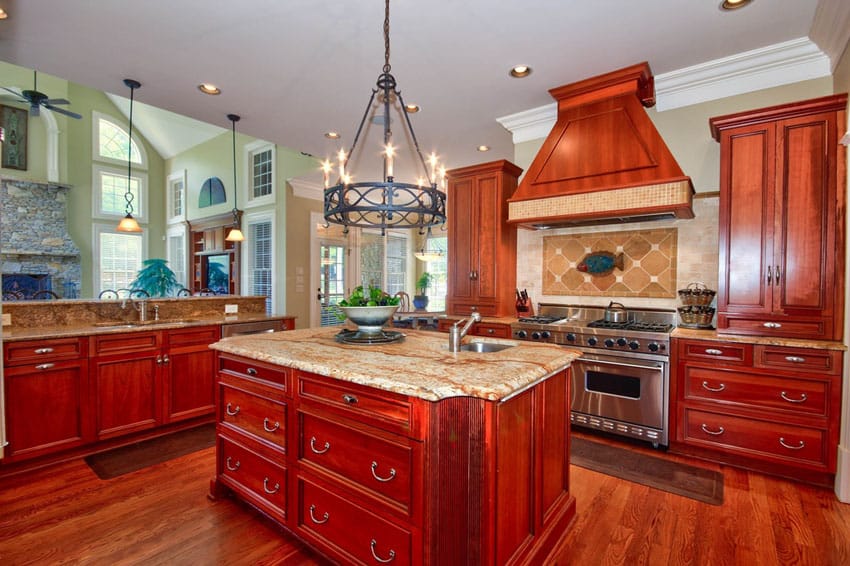 23 Cherry Wood Kitchens (Cabinet Designs & Ideas ...