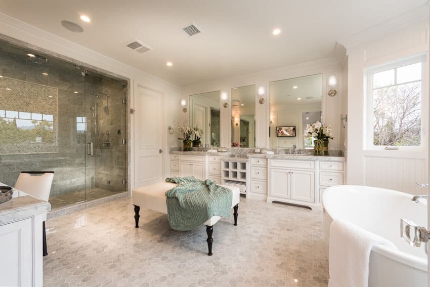 Elegant Master Bathroom Decor Rukinet Com 58 Luxury Walk In Showers Design Ideas Designing Idea